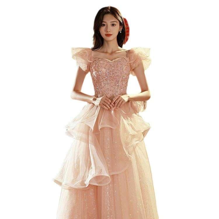 カラードレス ドラマティックなふんわり姫系ドレス