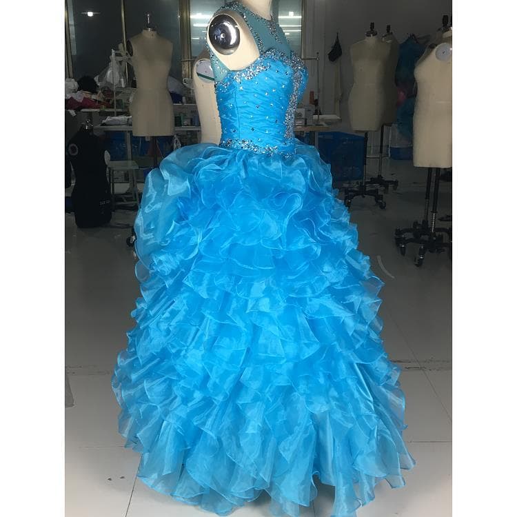 カラードレス きらめきティアードドレス