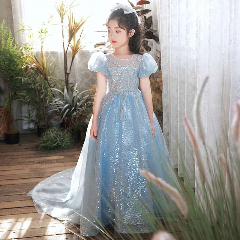 カラードレス きらめき舞う プリンセスライン ロングドレス