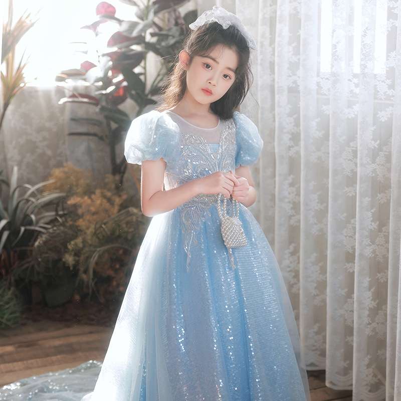 カラードレス きらめき舞う プリンセスライン ロングドレス