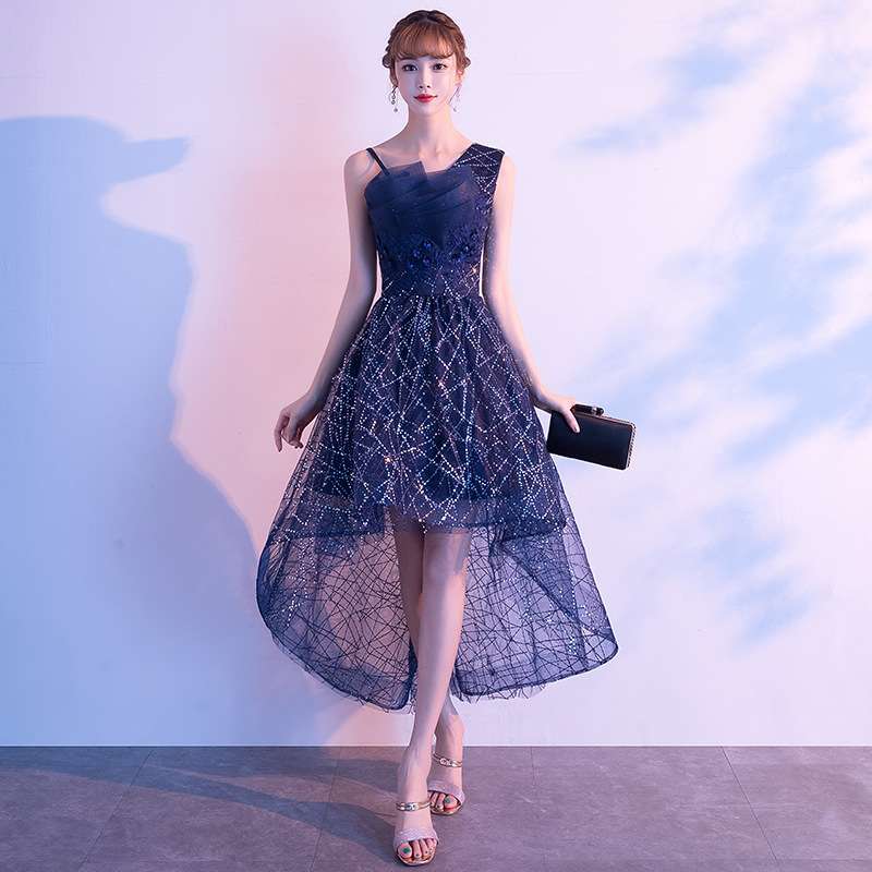 カラードレス 星空きらめく ロングドレス