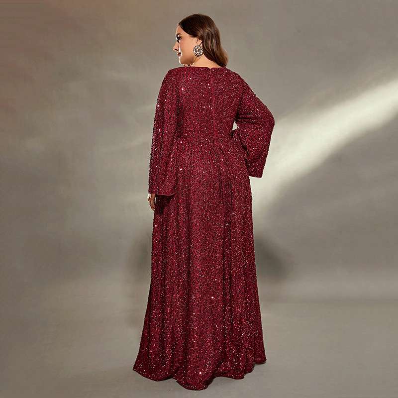 カラードレス きらめき舞う優美なロングドレス