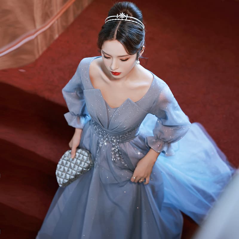 カラードレス キラめき姫系チュール ドレス