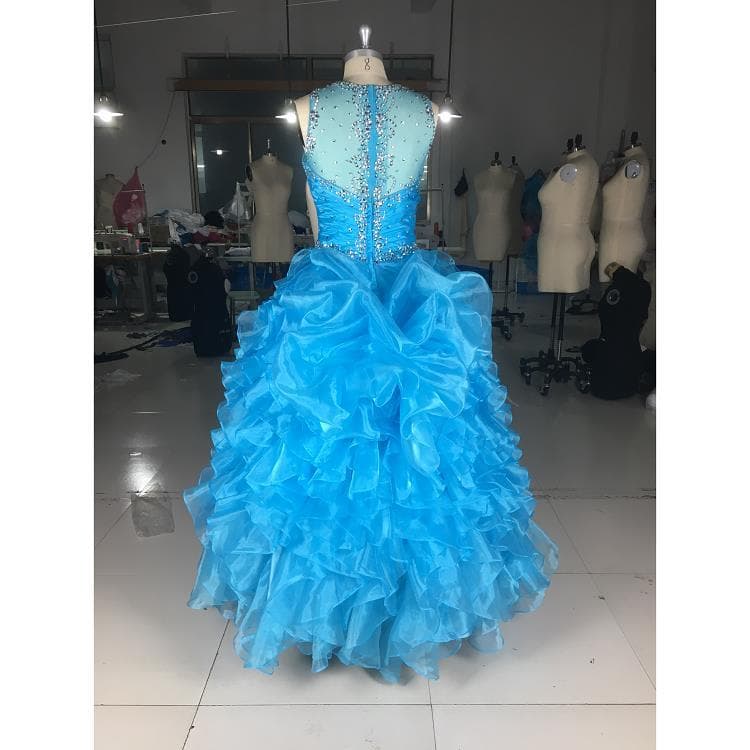 カラードレス きらめきティアードドレス