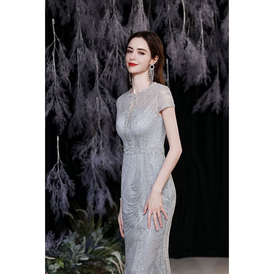 カラードレス キラめきマーメイドスパンコールドレス