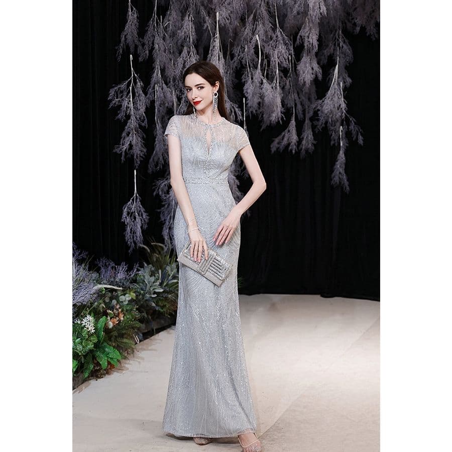 カラードレス キラめきマーメイドスパンコールドレス