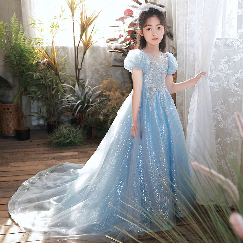 カラードレス きらめき舞う プリンセスライン ロングドレス