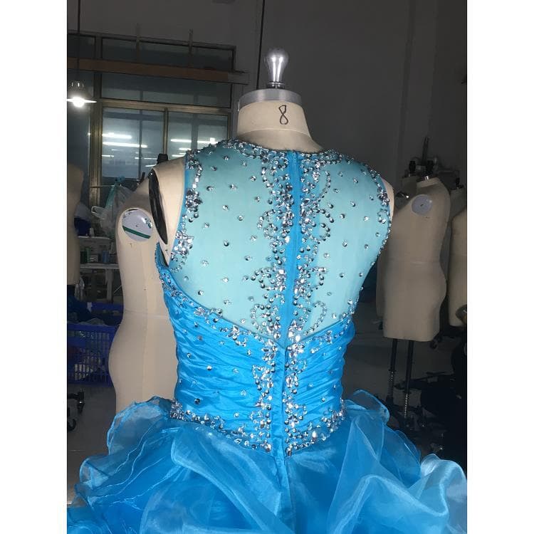 カラードレス きらめきティアードドレス