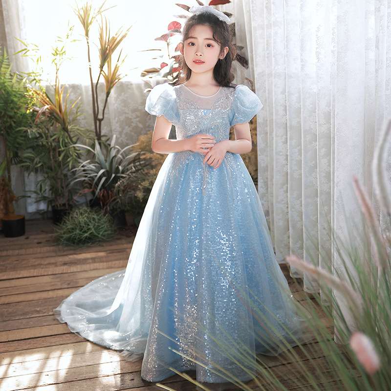 カラードレス きらめき舞う プリンセスライン ロングドレス
