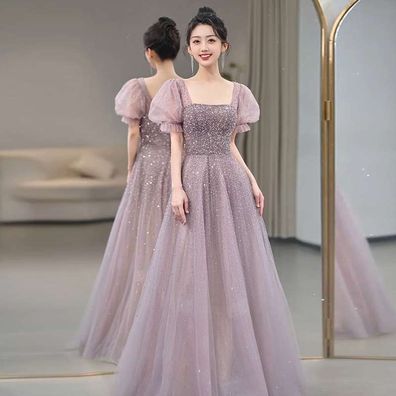 カラードレス キラめき煌めくチュールドレス