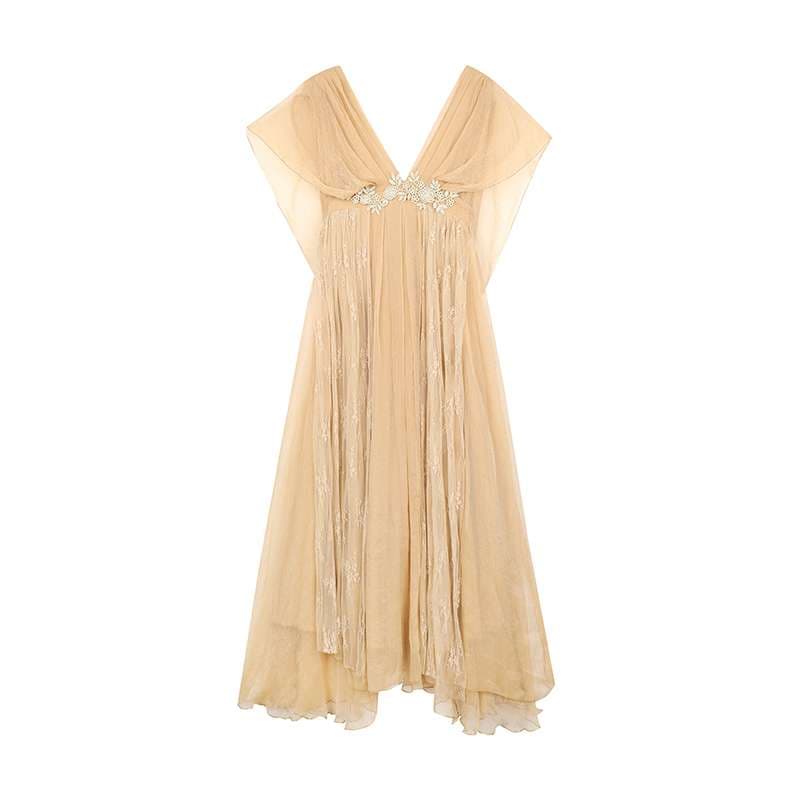 カラードレス 砂浜のささやきシフォンドレス