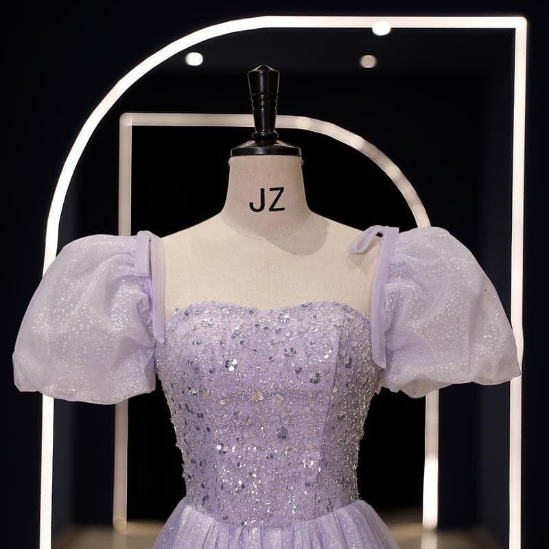 カラードレス キラめき舞踏会ふんわり姫袖ドレス