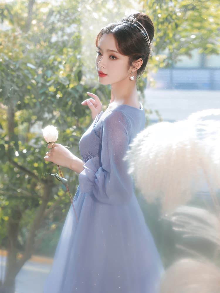 カラードレス キラめき姫系チュール ドレス