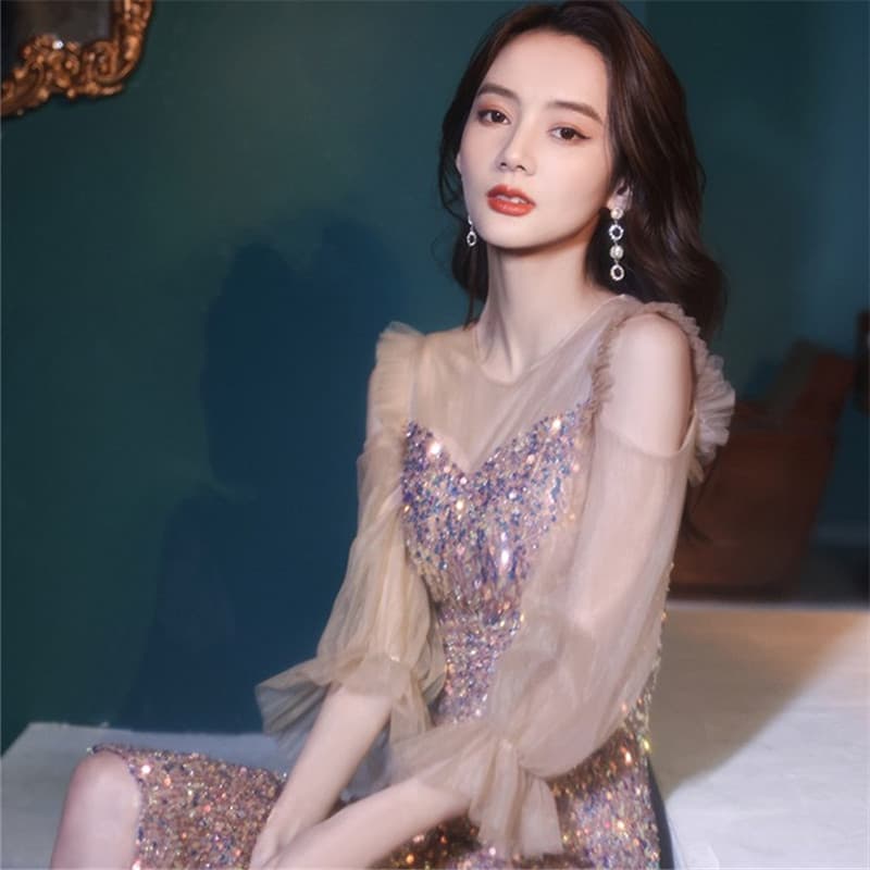 カラードレス きらめき輝く星空のような美しさ