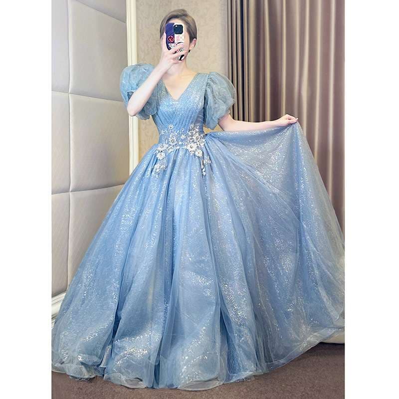 カラードレス きらめき姫系チュールドレス